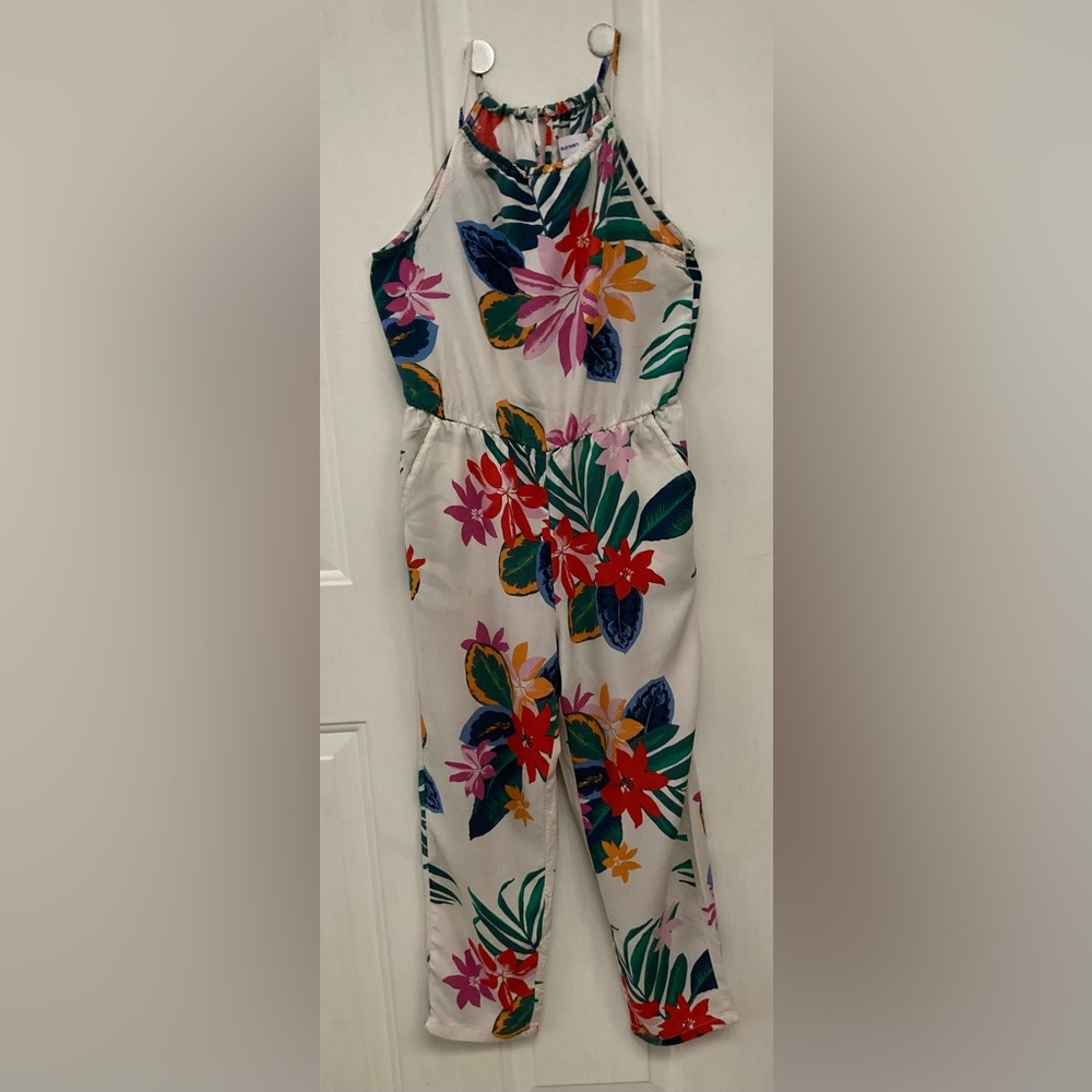 🌸Old Navy Colorful Floral Kids Bodysuit/Jumper with Pockets